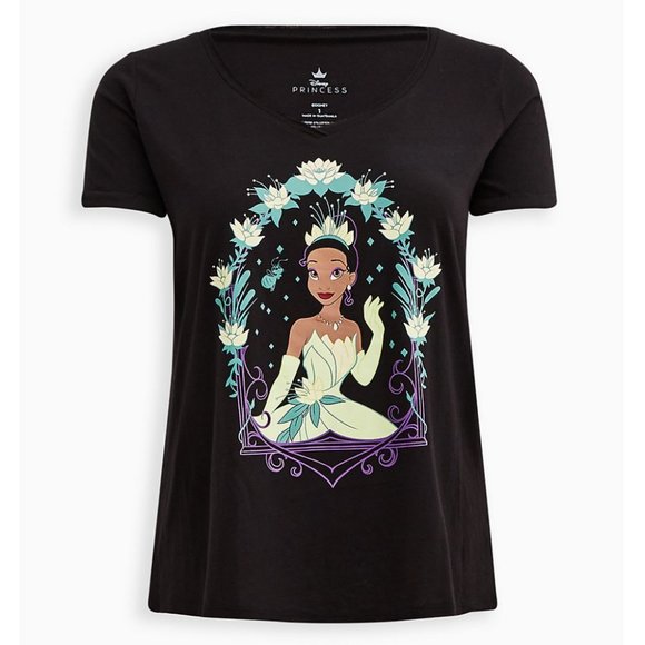 torrid Tops - Torrid 2 Roll Cuff Top - Disney Princess & The Frog Tiana 2X 18 20